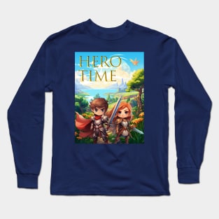 Hero Time - Cartoon Fantasy Long Sleeve T-Shirt